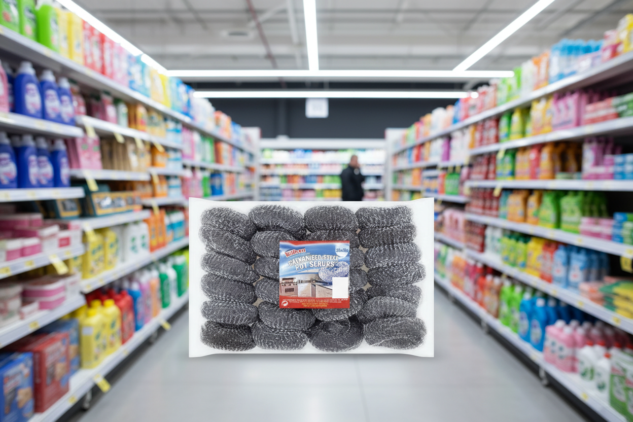 Killeen Galvanised Steel Pot Scrubs 25 X 30G