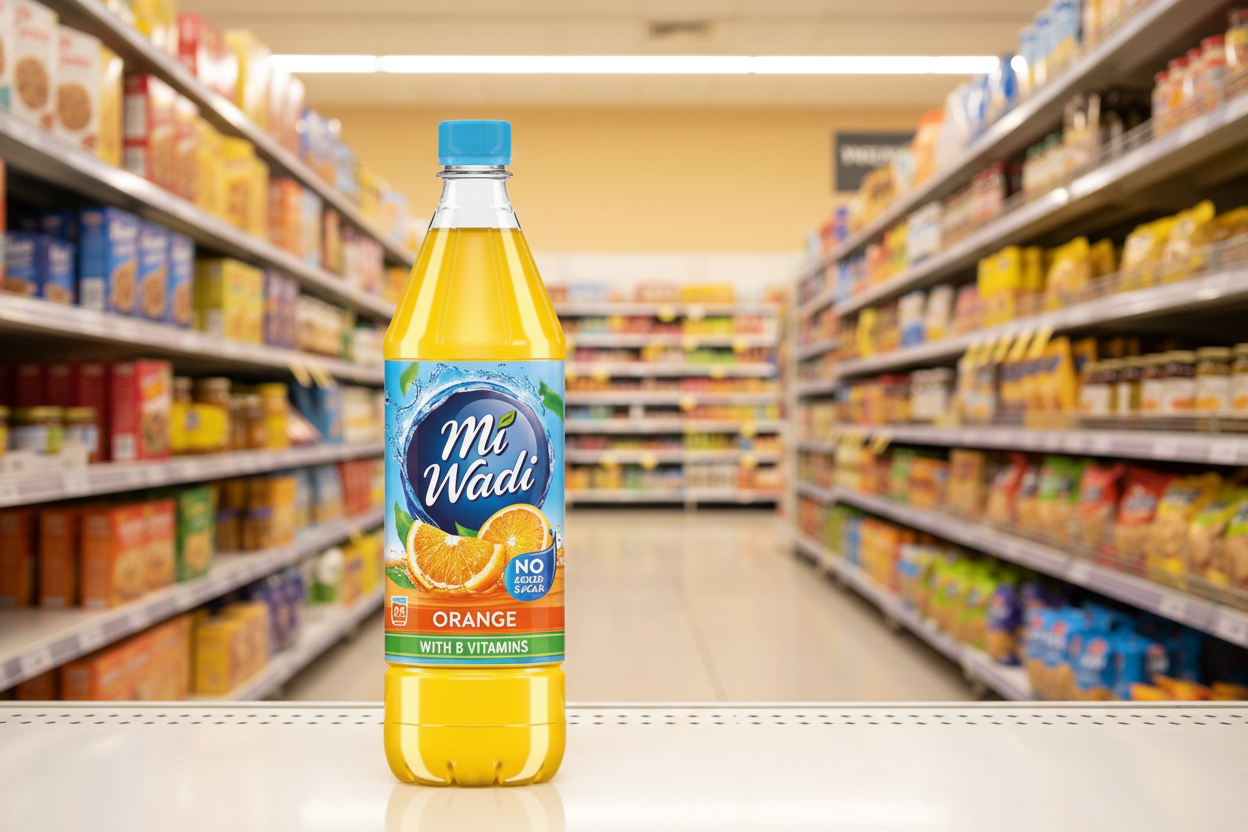 12 x Miwadi Orange 1L