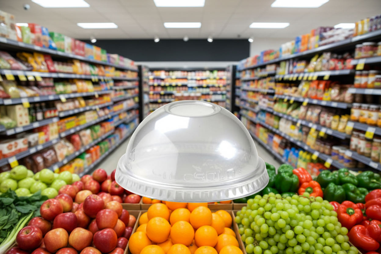 800 X Clear Domed Lid 12Oz