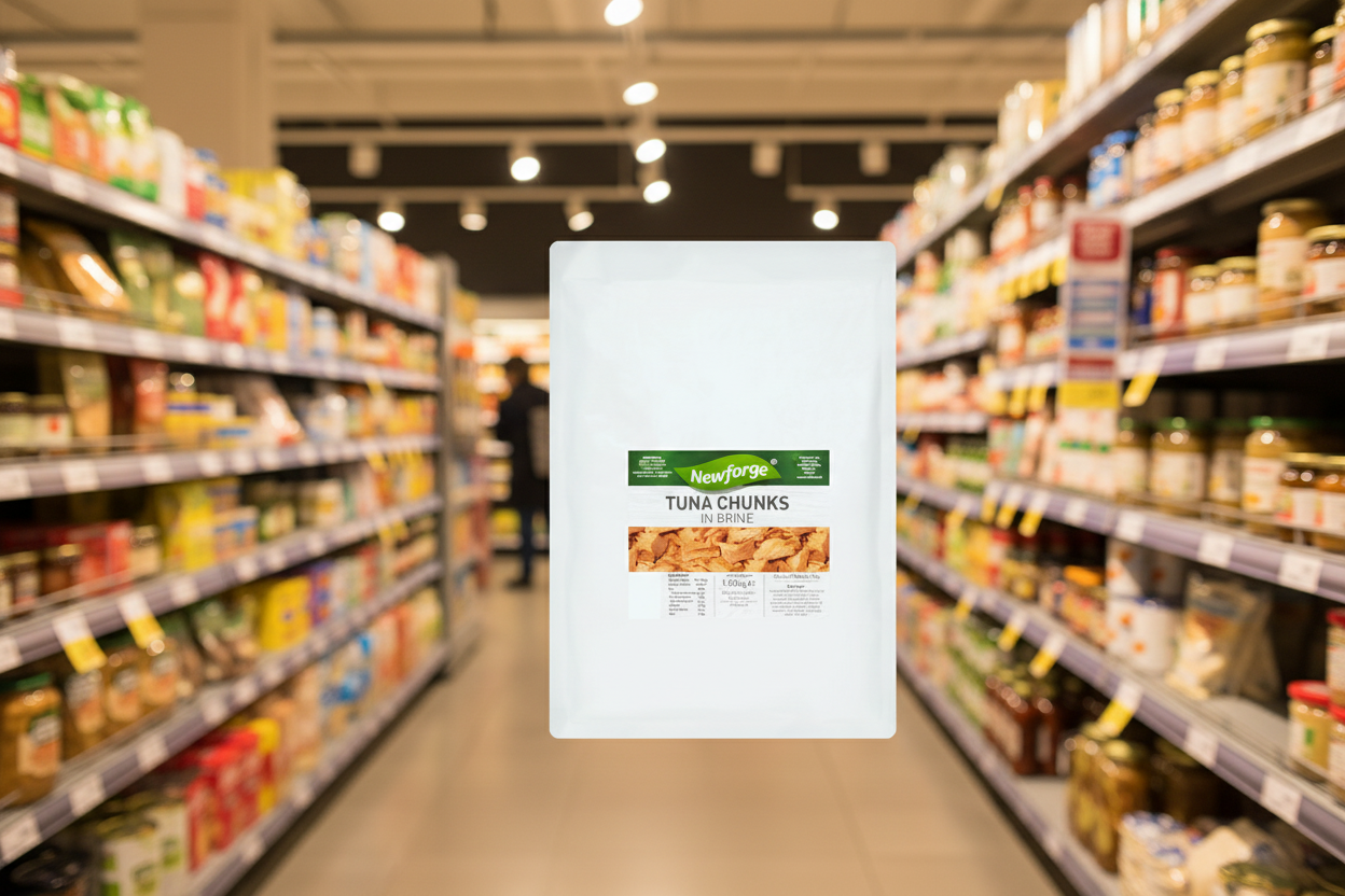 Newforge Tuna Chunks In Brine 1.02Kg