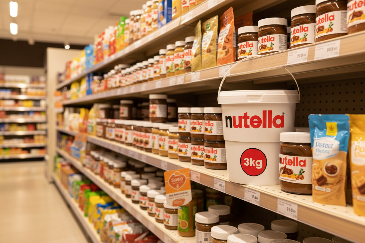 Nutella Hazelnut And Chocolate Spread 3Kg Tub