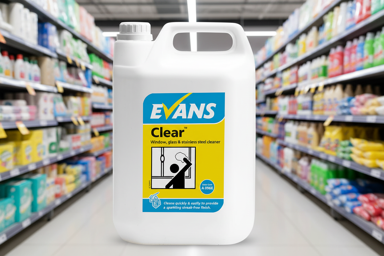 2 x Evans Clear Glass Cleaner 5Lt