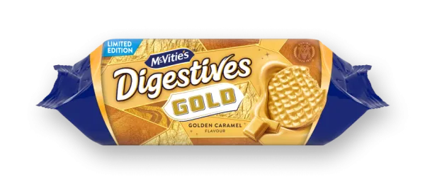 12 X Mcvities Gold Digestives - 232Gm