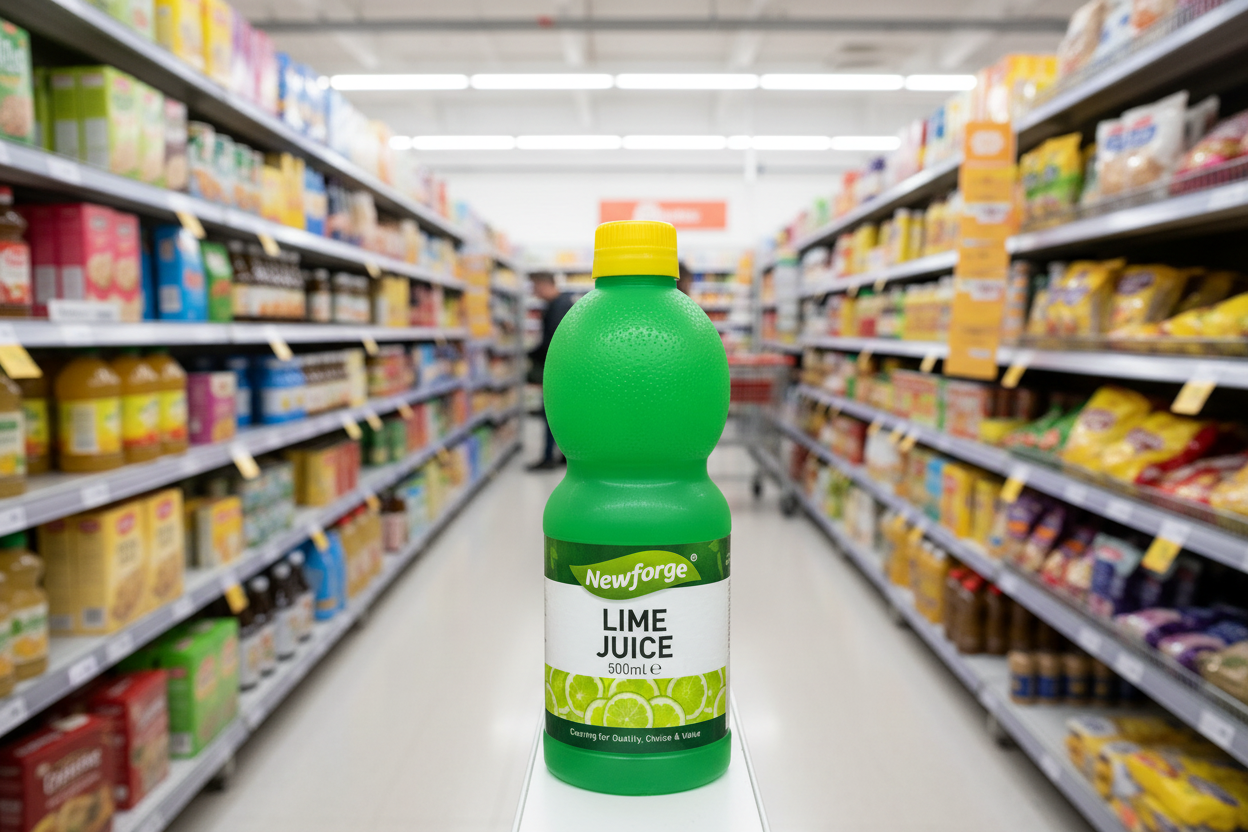 12 x Newforge Lime Juice 500Ml