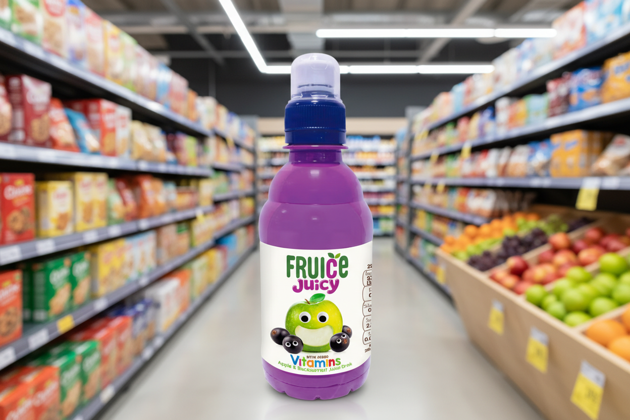 24 x Fruice Juicy Apple And Blackcurrant 250Ml