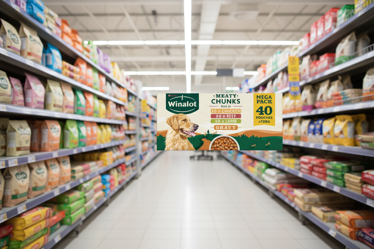 Winalot Dog Meaty Chunks Gravy Selection  - 40X100GM