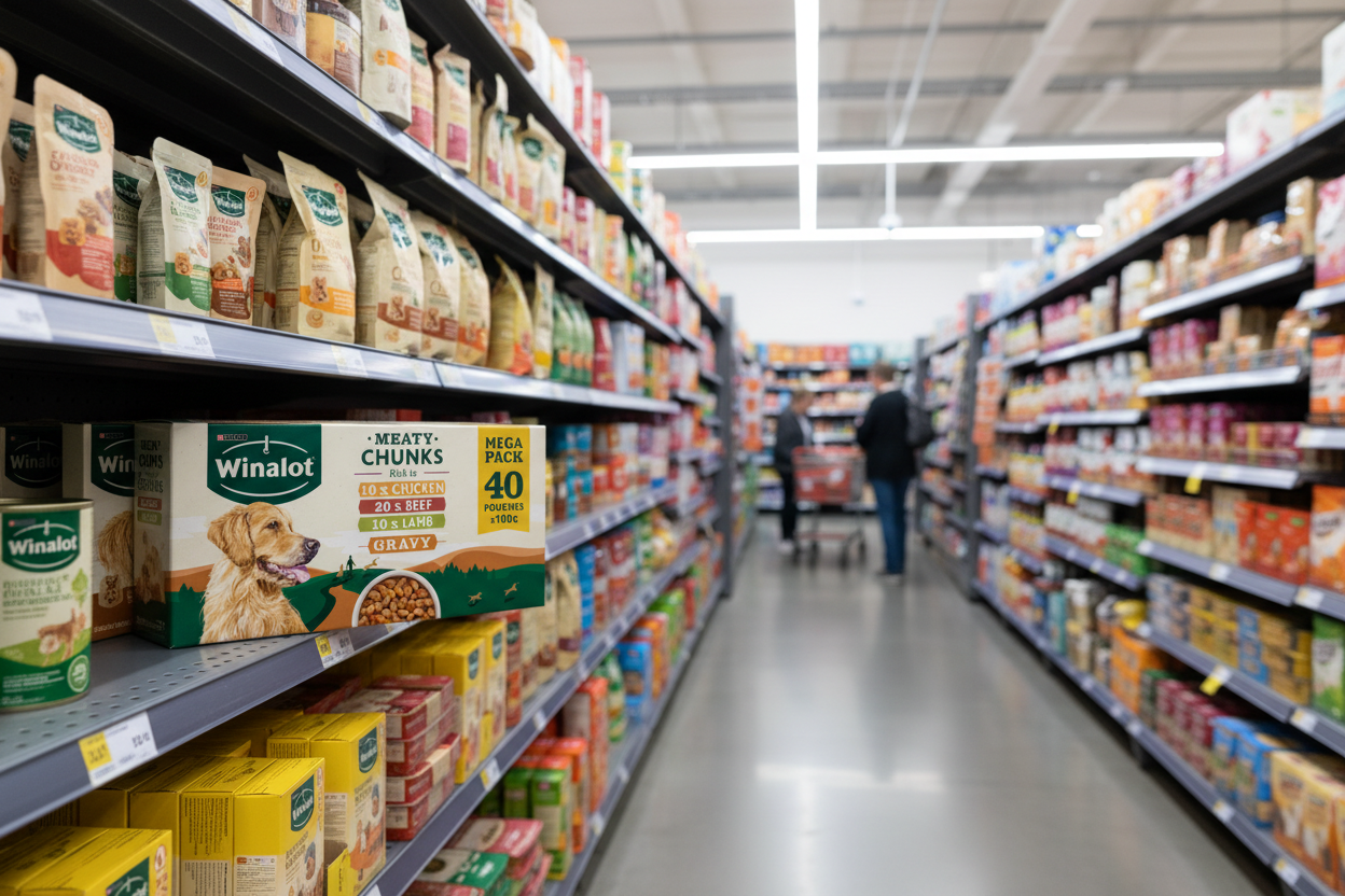 Winalot Dog Meaty Chunks Gravy Selection  - 40X100GM