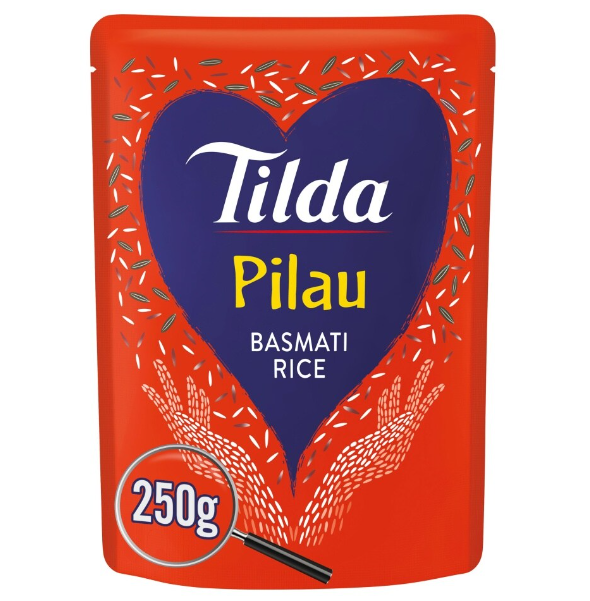 Tilda Microwave Rice Pilau Basmati - 250G