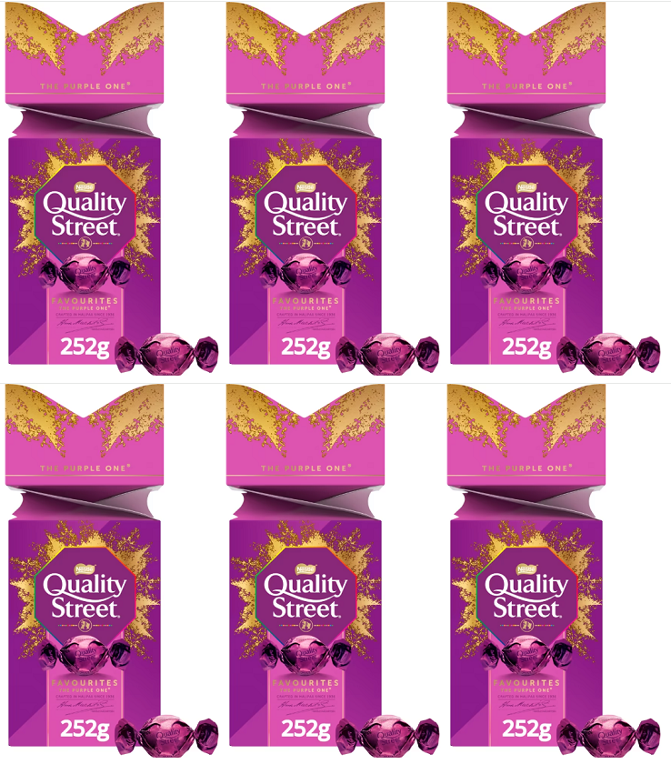 6 x Quality Street Purely Purple One - 252GM