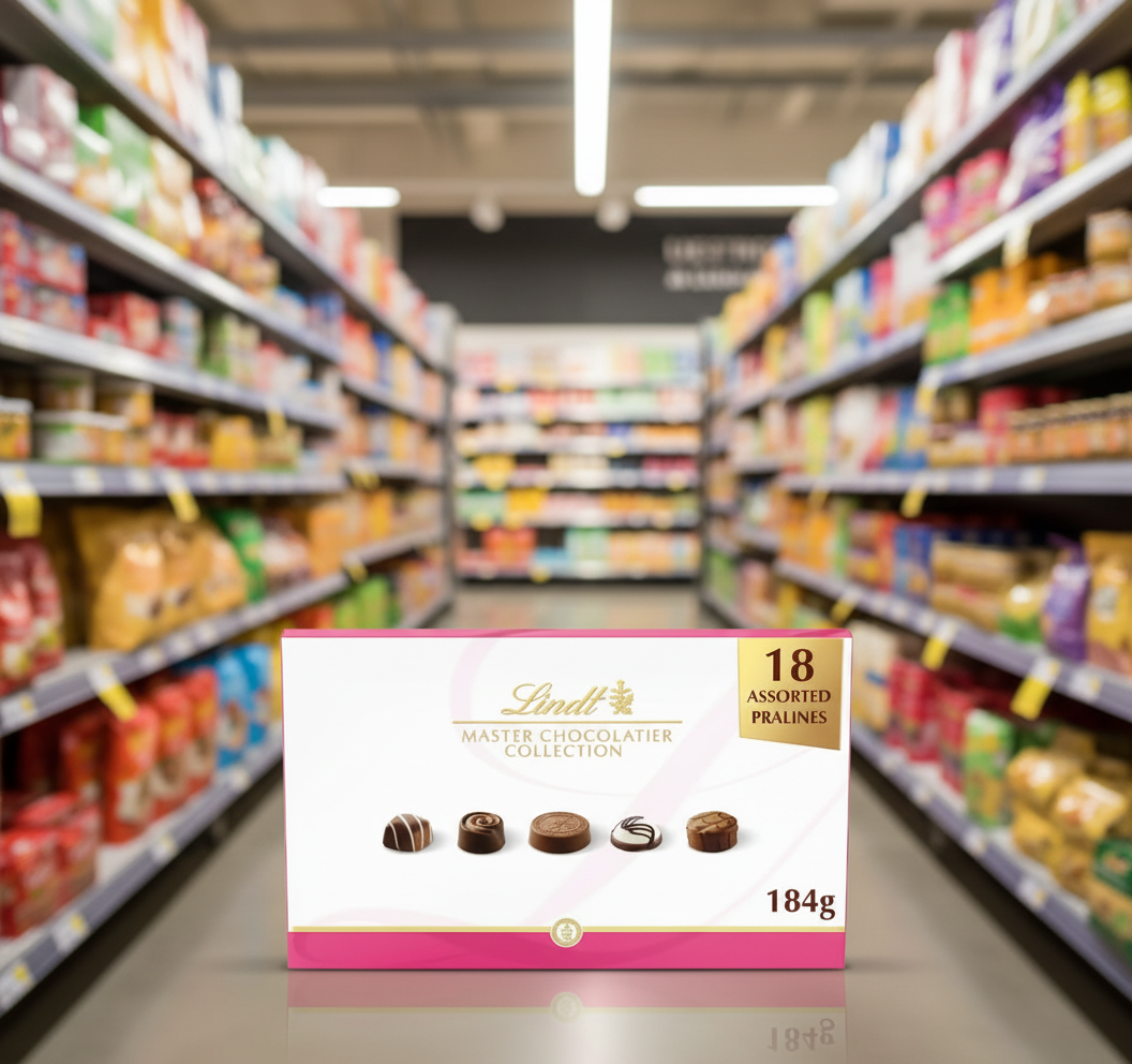 8 x Lindt Master Chocolatier Collection Chocolate Box 184G