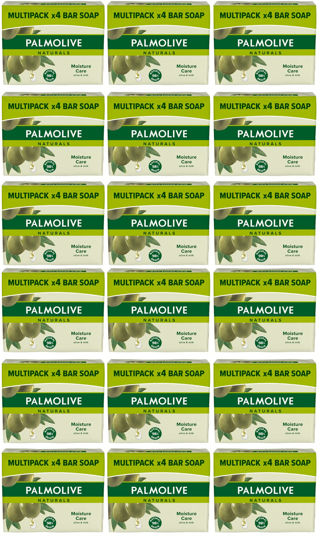 18 x Palmolive Soap Moisture Care  - 4 PACK
