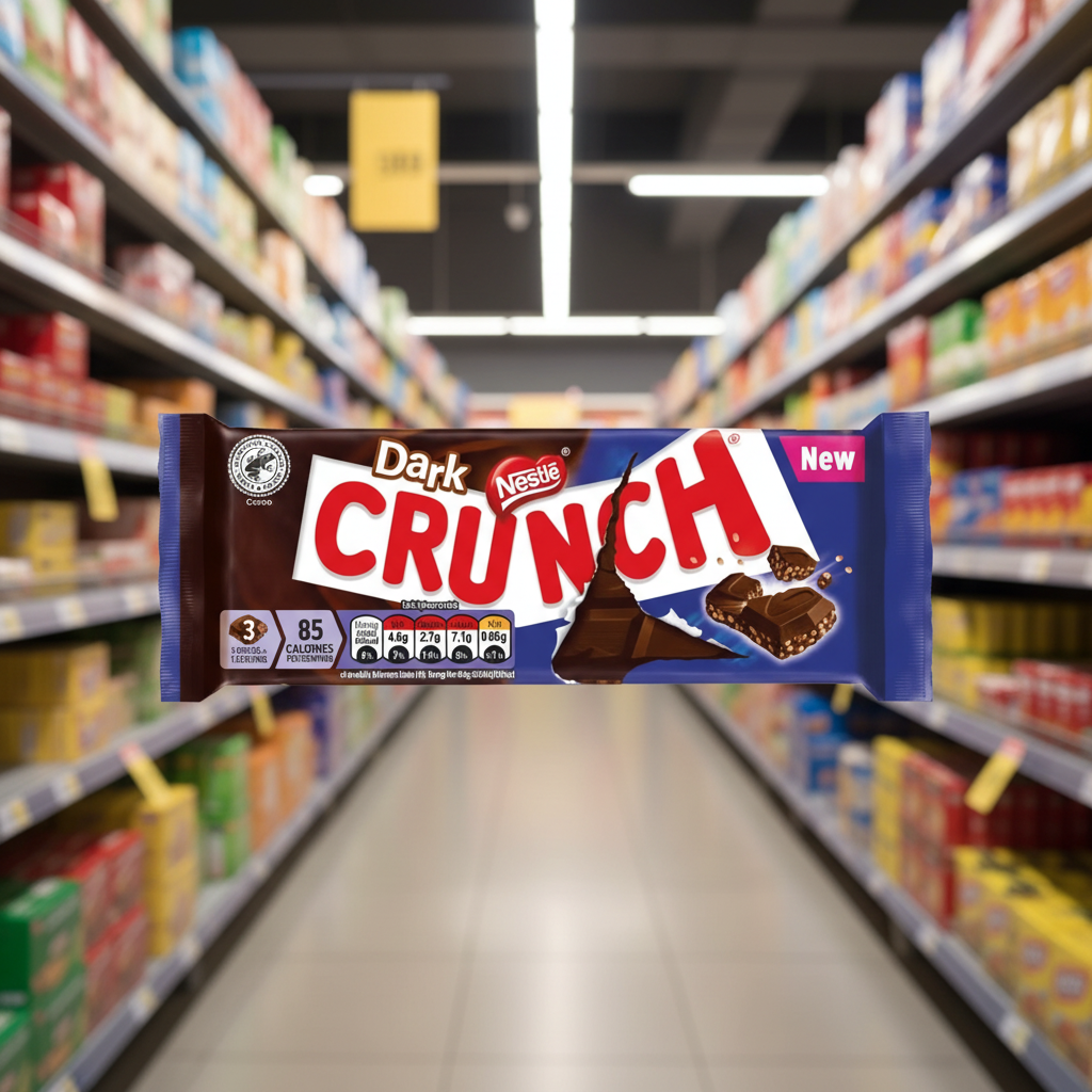 20 x Nestle Crunch Dark Large Bar - 100GM