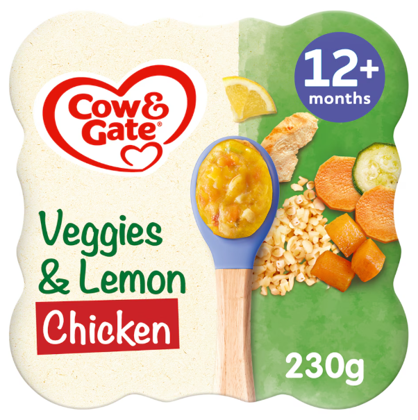 5 x Cow & Gate Plate Lemon Chicken & Veg  - 230G