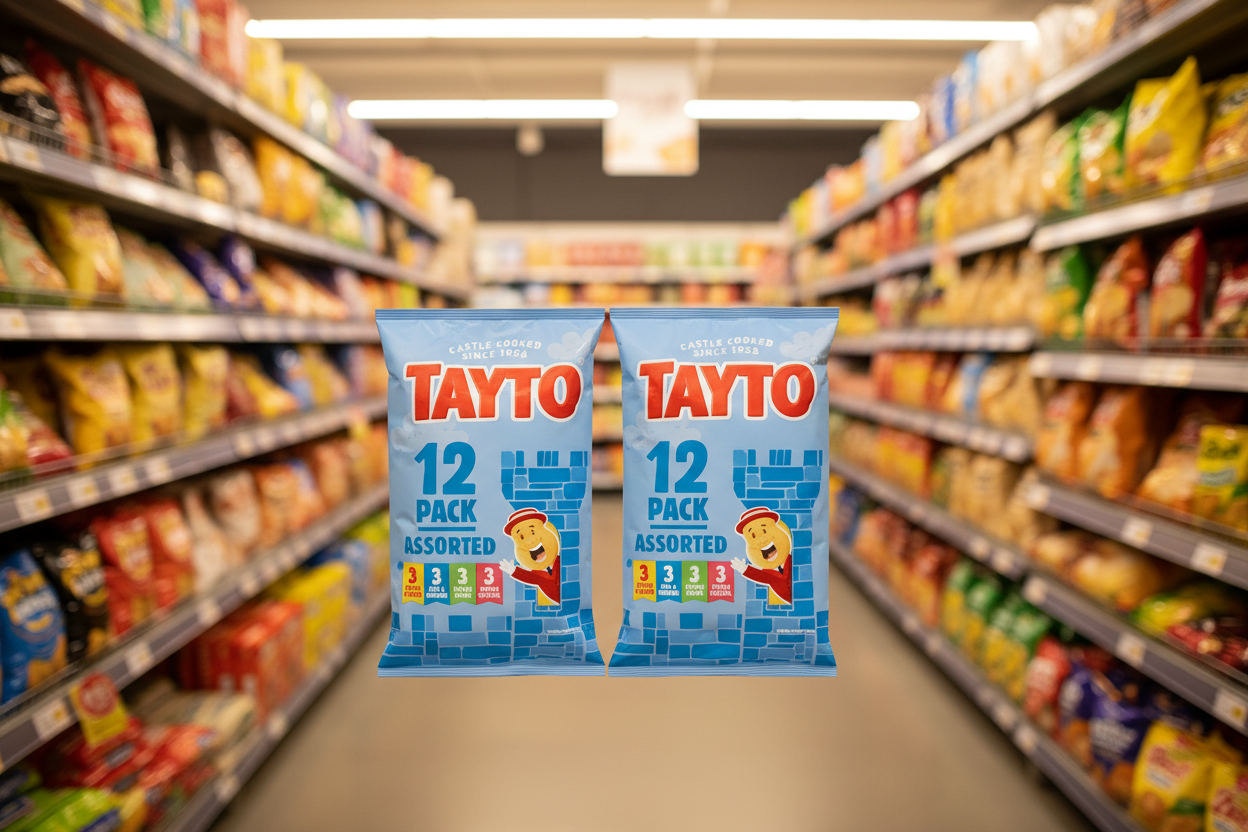 24 x Tayto Assorted Crisps (2x12 Packs) 25G