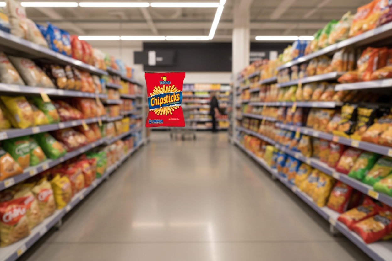 12 x Tayto Chipsticks Salt & Vinegar Flavour 6 X 28G