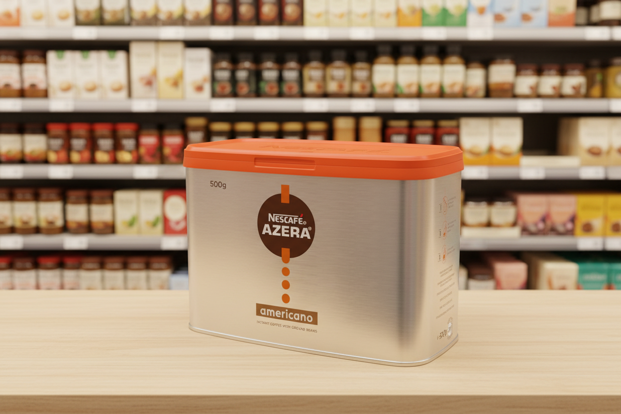 Nescafé Azera Americano Instant Coffee With Ground Beans 500G