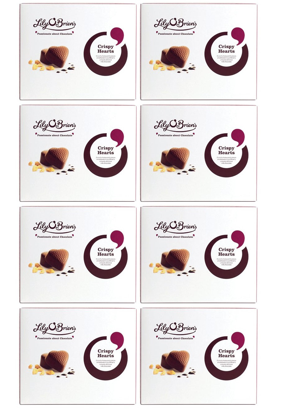 8 x Lily O Brien's Crispy Hearts 137G