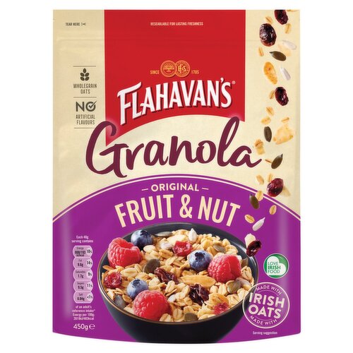 Flahavan's Original Fruit & Nut Granola 450G