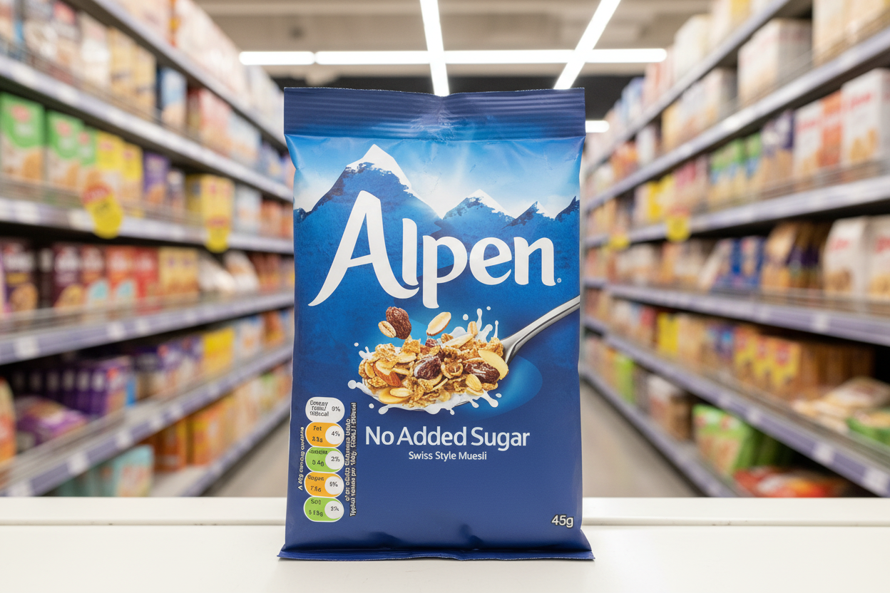 Alpen No Added Sugar Swiss Style Muesli 45G Buy 1 Get 1 Free