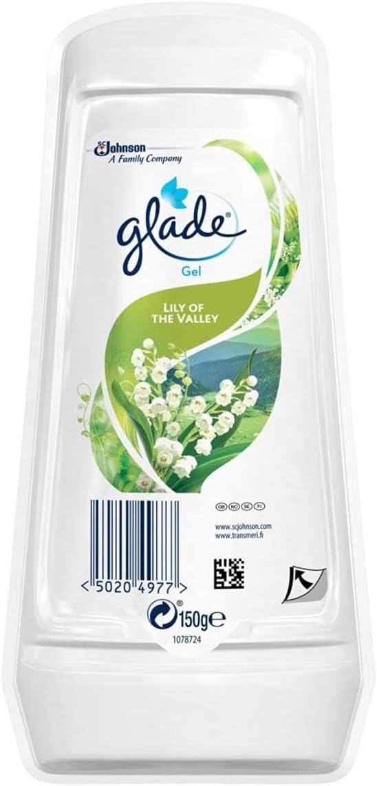 Glade Solid Gel Lily Of The Valley Air Freshener 150G