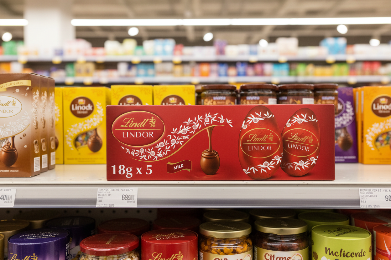 27 X Lindor Filled Egg Milk Multipack - 90Gm