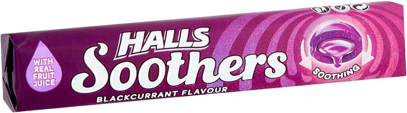 Halls Soothers Blackcurrant Flavour 45G