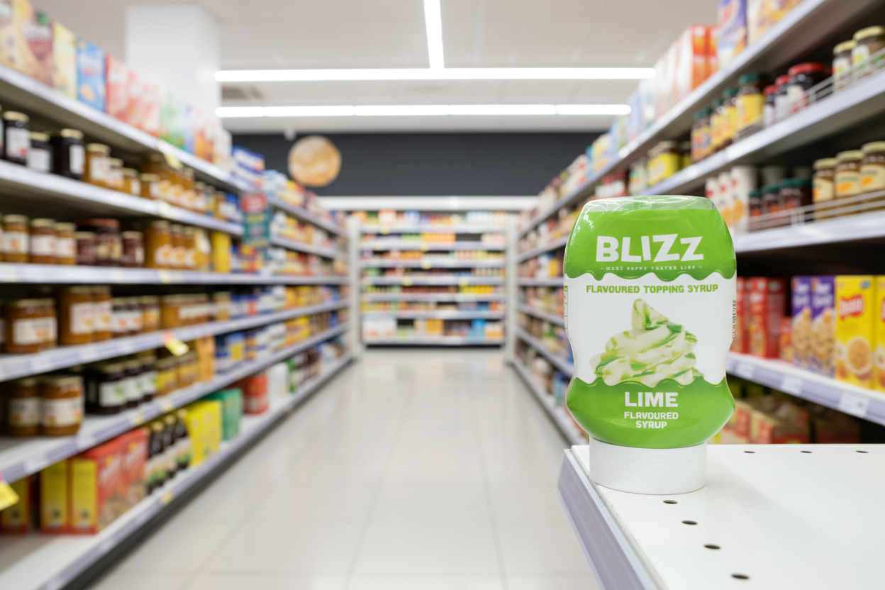 Blizz Topping Sauce Lime 570Gm