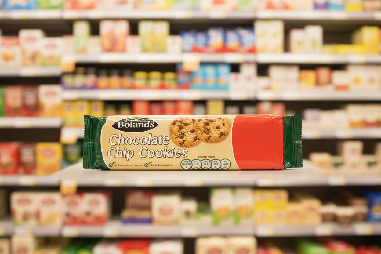20 x Bolands Chocolate Chip Cookies 145G