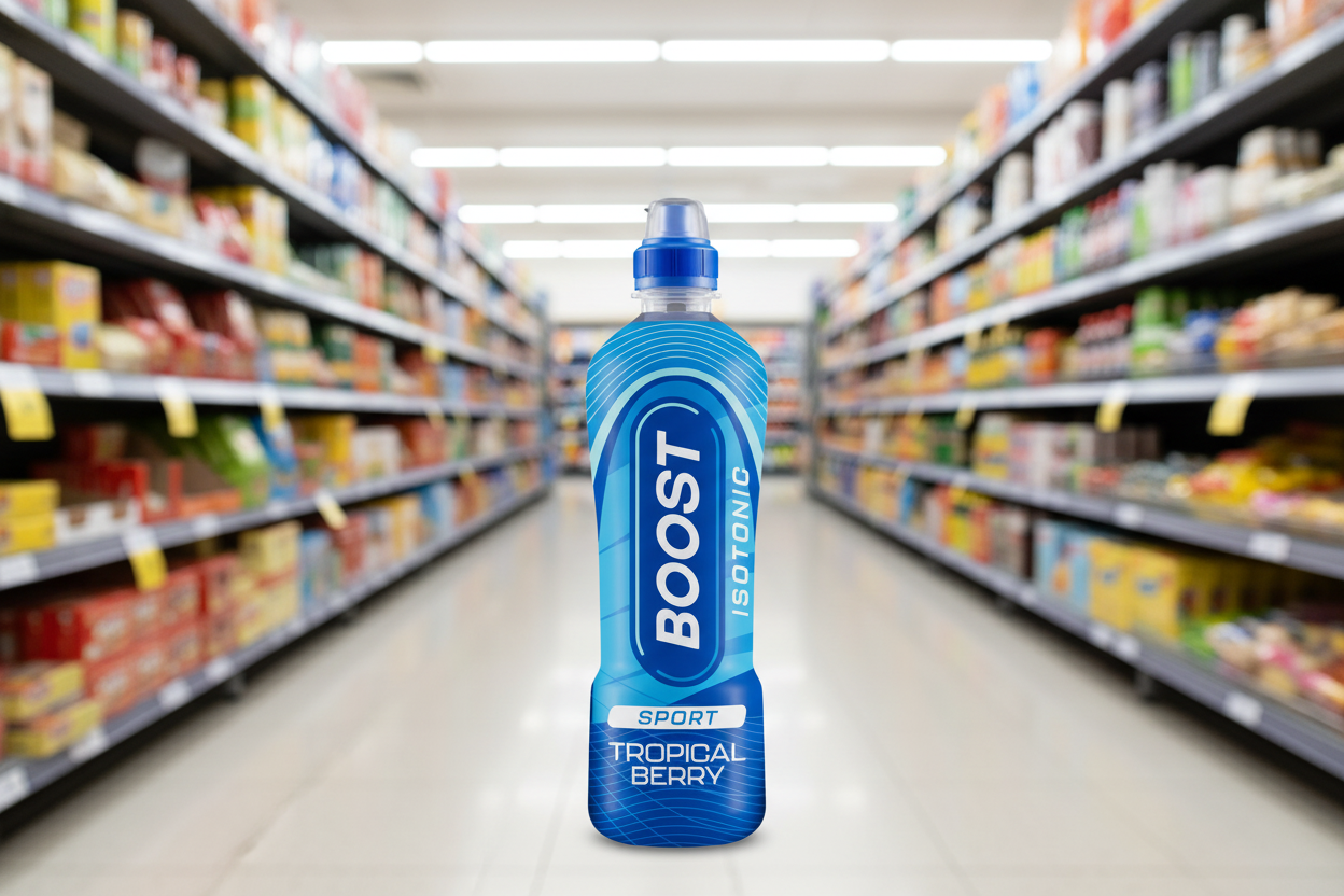 12 x Boost Sport Isotonic Tropical Berry 500Ml