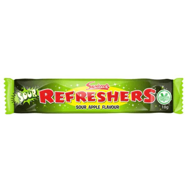 60 x Refreshers Sour Apple Chew Bar - 18GM