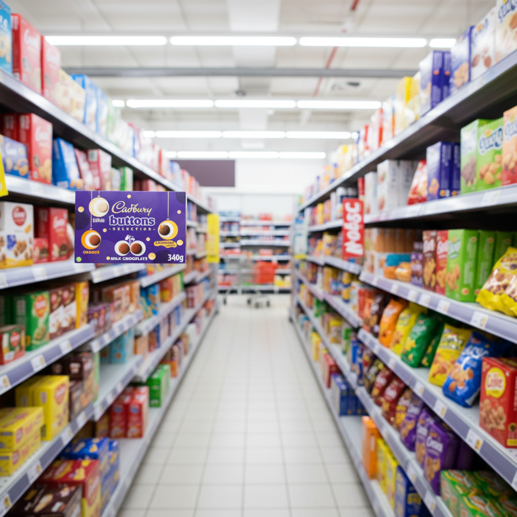 7 x Cadbury Button Box  - 340GM