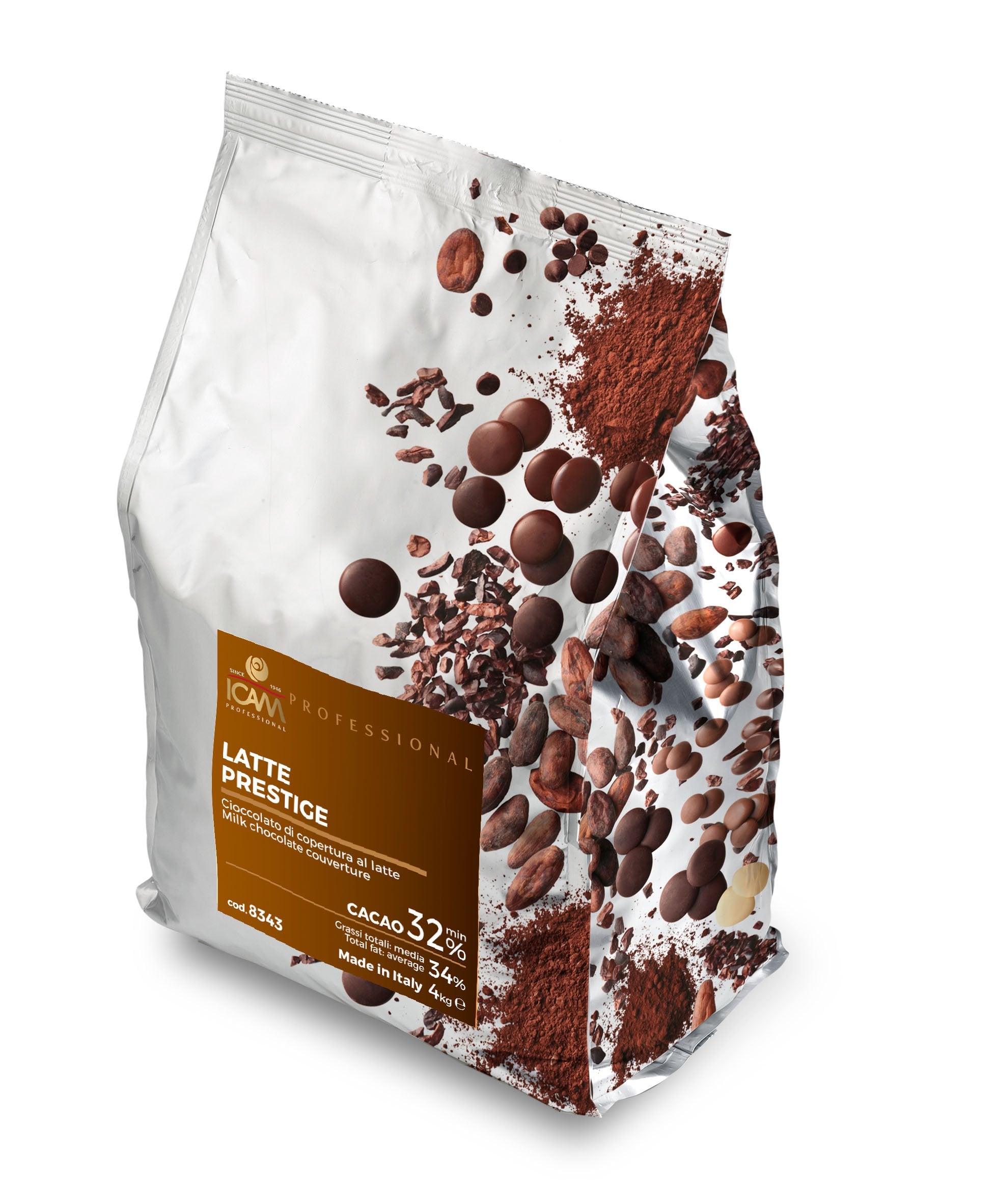 Icam Professional 32% Milk Chocolate 4Kg