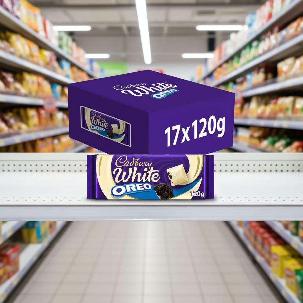 17 x Cadbury Dairy Milk With Oreo Bar - 120GM