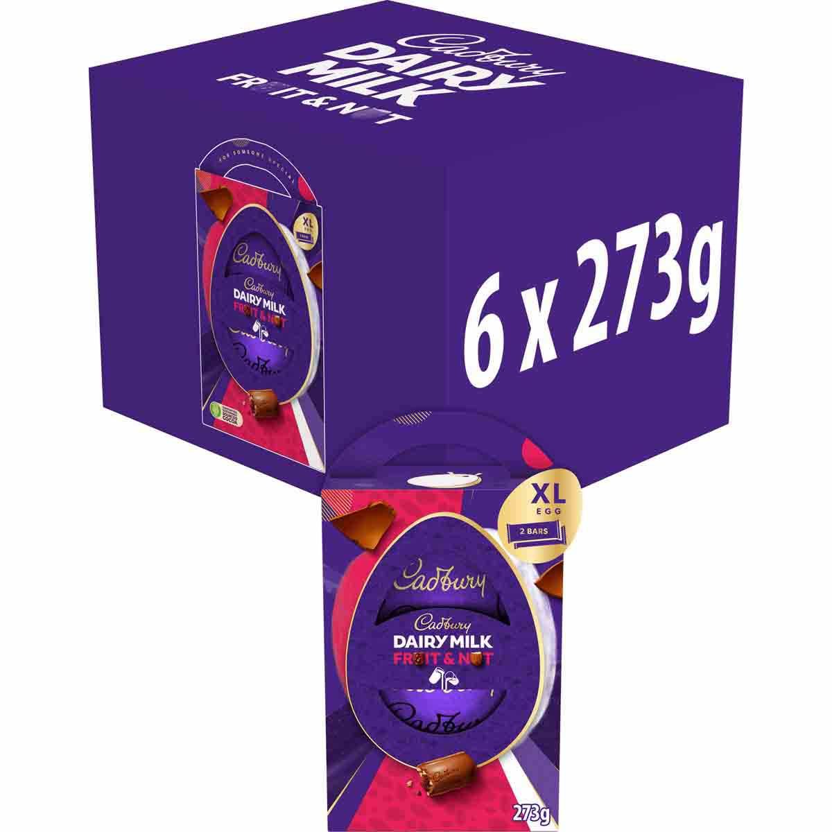 6 X Cadbury Fruit & Nut & Wholenut Special Gesture Egg - 273Gm