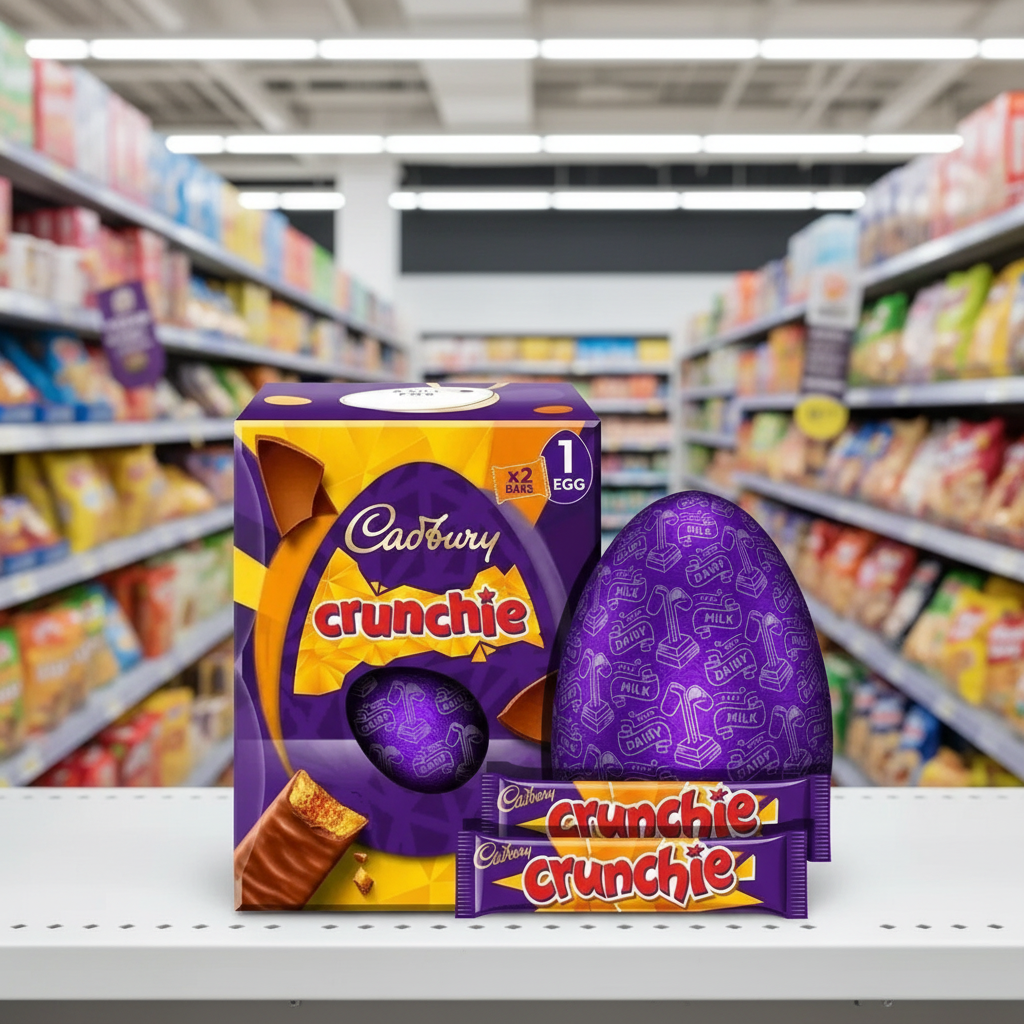 6 x Cadbury Crunchie Traditional Egg - 190GM