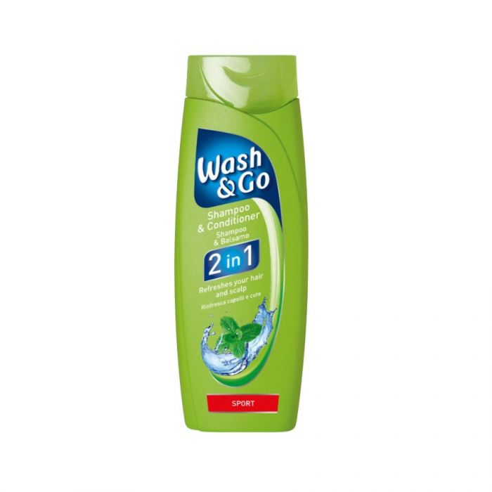 9 x Wash & Go Sport 2 In 1  - 200ML