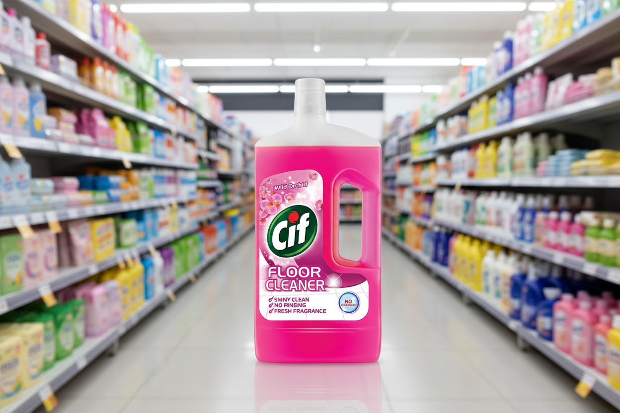 8 x Cif  Floor Cleaner Wild Orchid 950 Ml