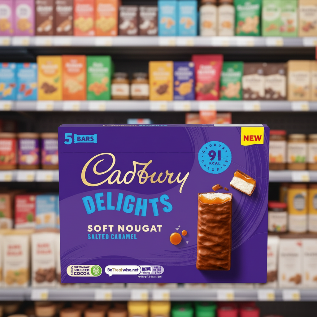 9 x Cadbury Delights Salted Caramel 5Pk - 110GM