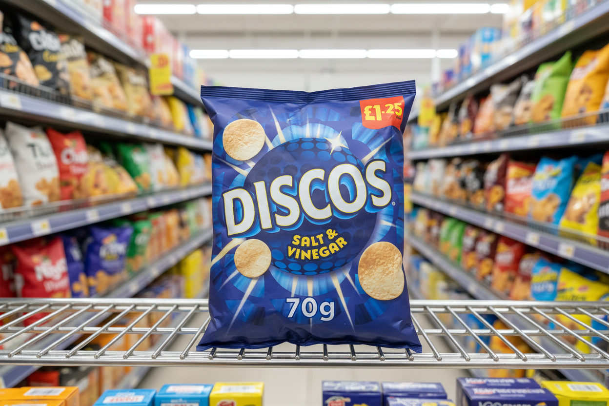 16 x Kp Discos Salt & Vinegar - 70GM