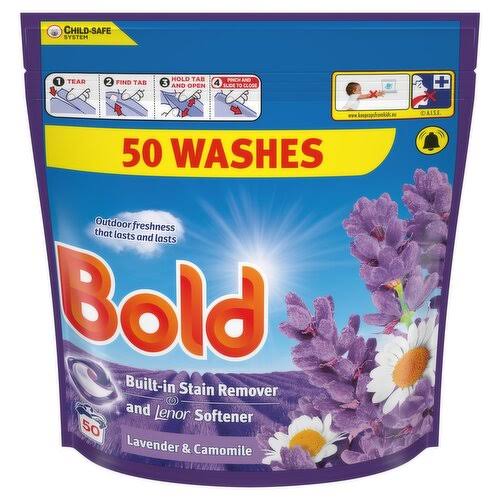 3 X Bold 4 In 1 Pods Lavendar - 50 Pack