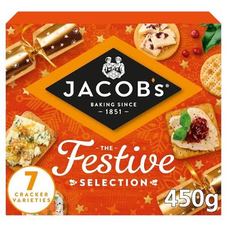6 X Jacobs Biscuits For Cheese - 450Gm