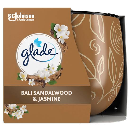 6 X Glade Candle Bali Sandlewood & Jasmine - 108Gm