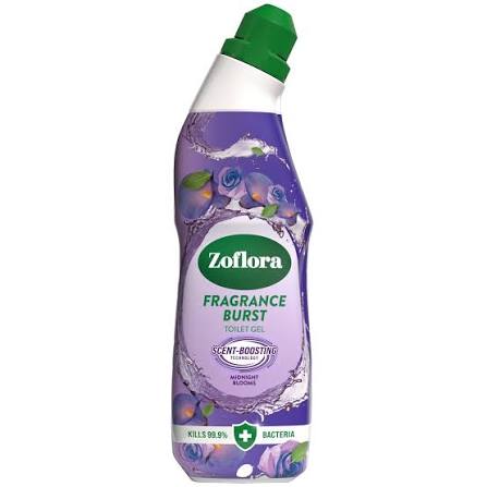12 X Zoflora Toilet Gel Midnight Blooms - 750Ml
