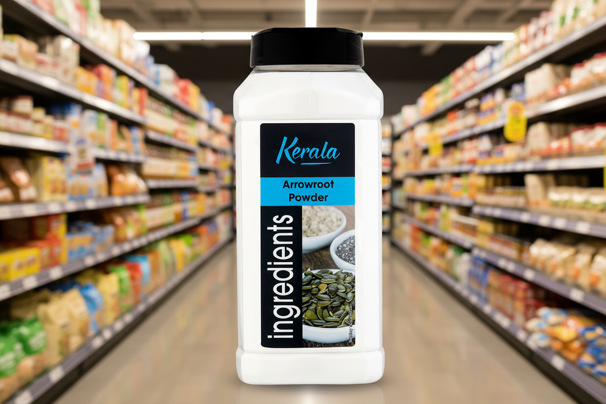 4 x Kerala Arrowroot Powder 510G