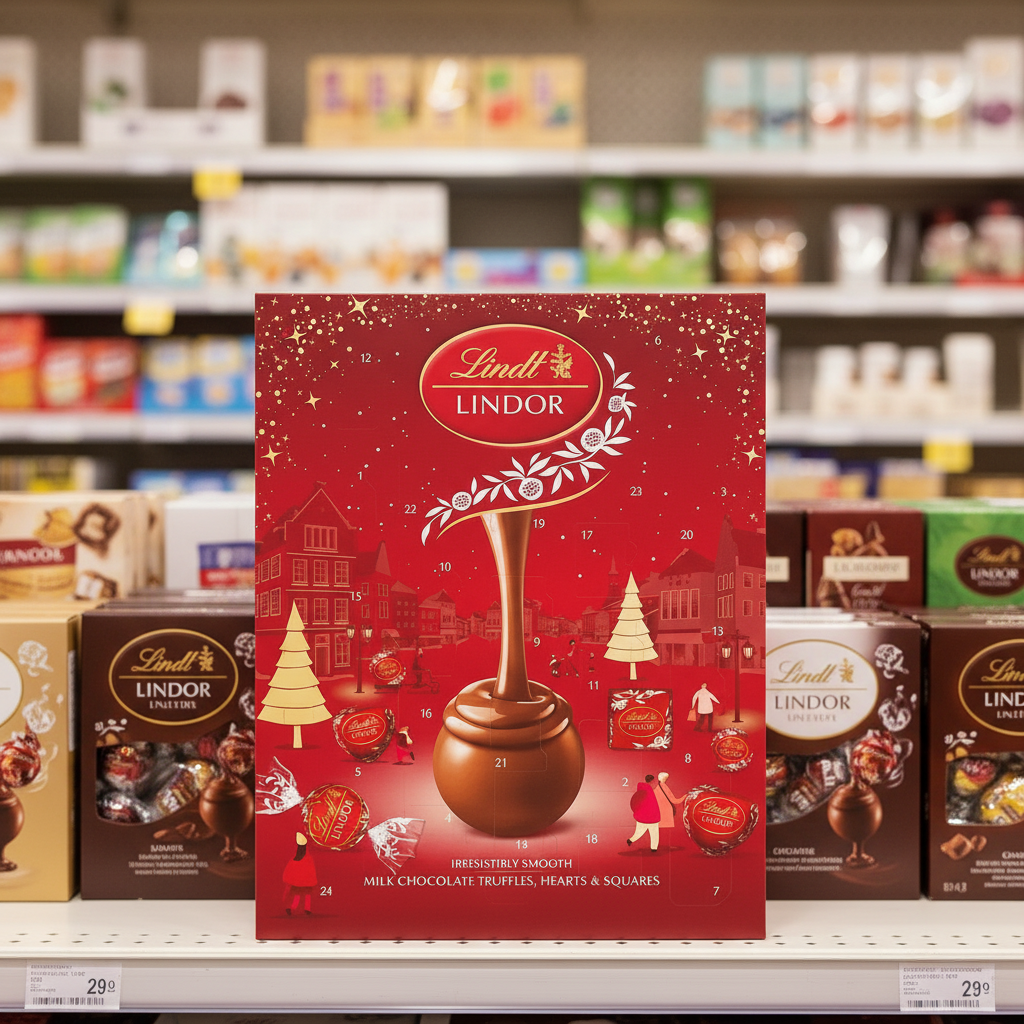 10 x Lindor Milk Advent Calendar - 235GM