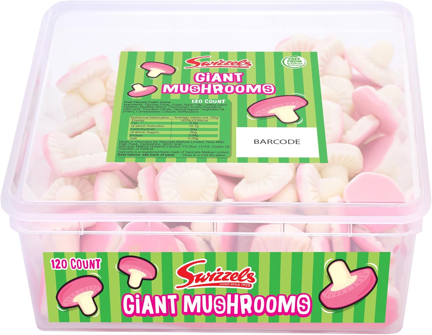 120 X Swizzels Giant Mushrooms