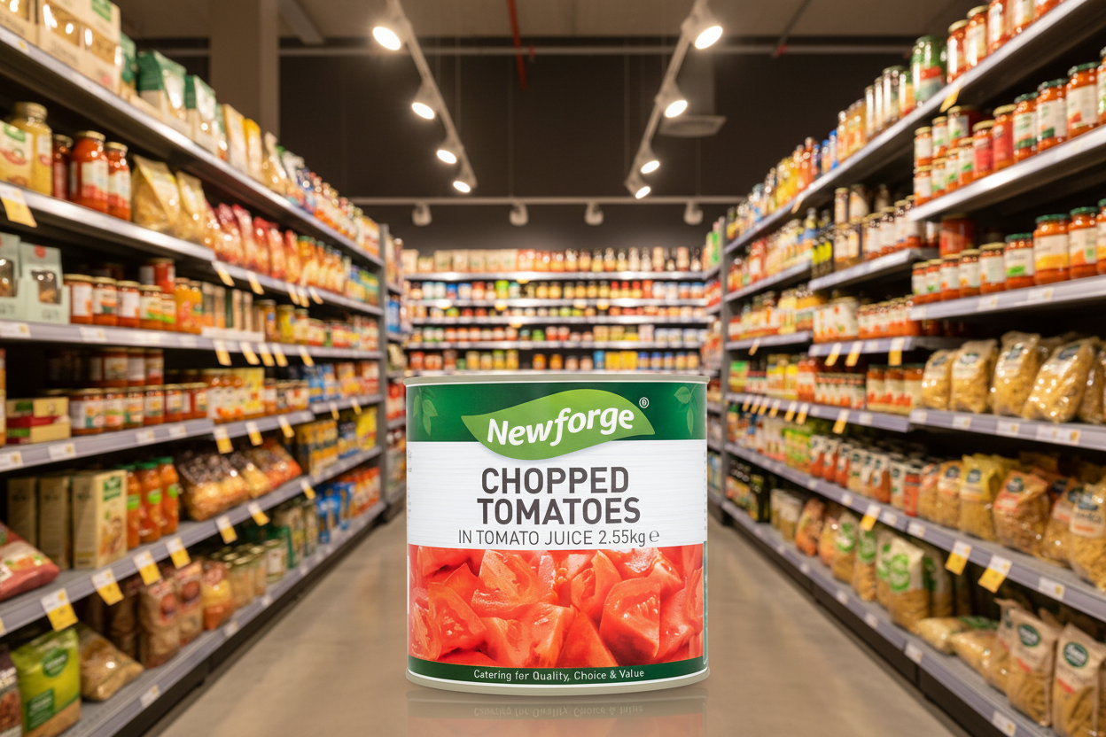 Newforge Chopped Tomatoes In Tomato Juice 2.55Kg