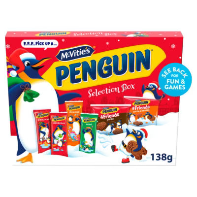 8 X Penguin Selection Box - 138Gm