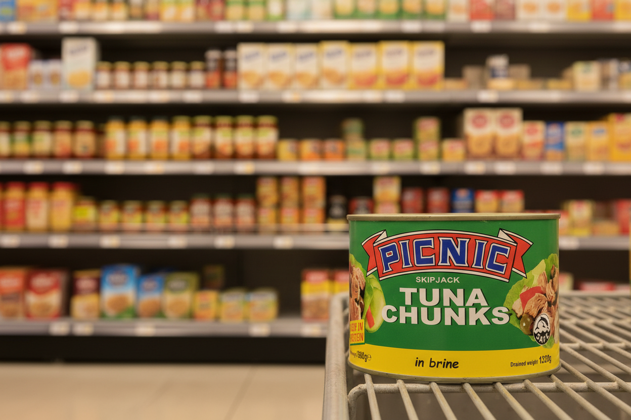 Picnic Skipjack Tuna Chunks In Brine 1880G