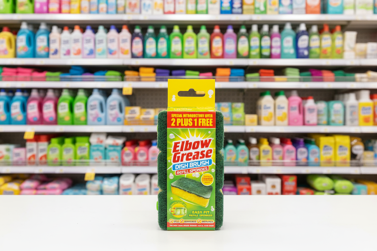 12 x Elbow Grease Dishwand Refill - 3Pk